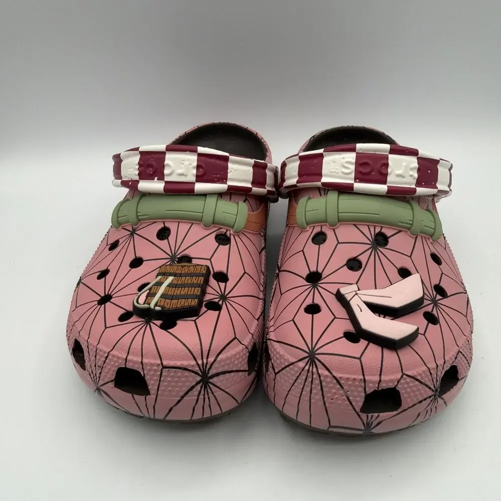 Crocs Classic Clog x Demon Slayer Nezuko US Men’s size 7 W 9 Accessories Read